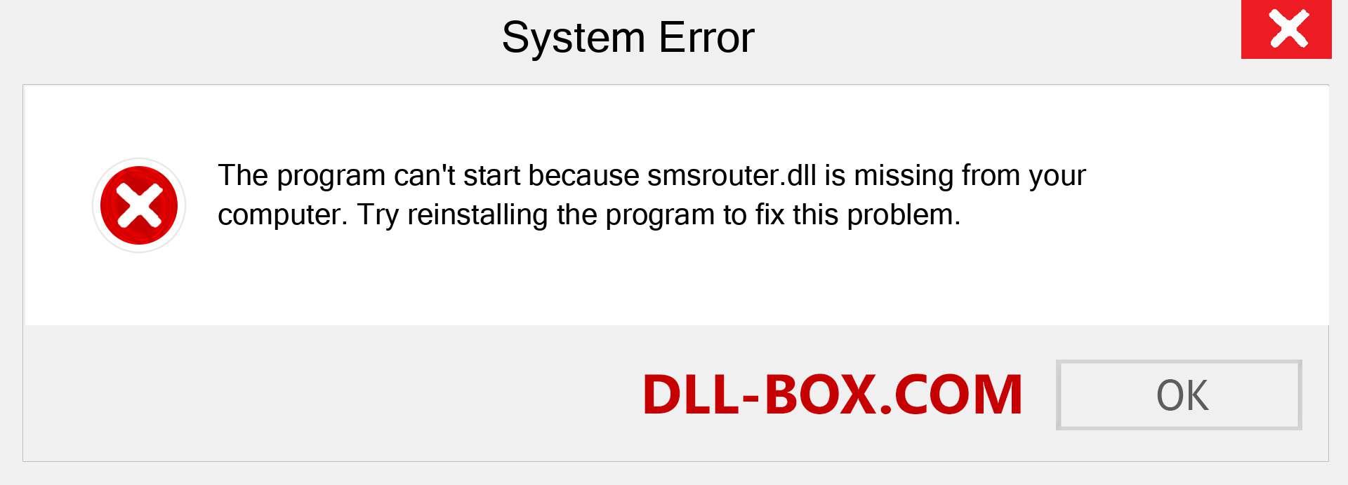  smsrouter.dll file is missing?. Download for Windows 7, 8, 10 - Fix  smsrouter dll Missing Error on Windows, photos, images