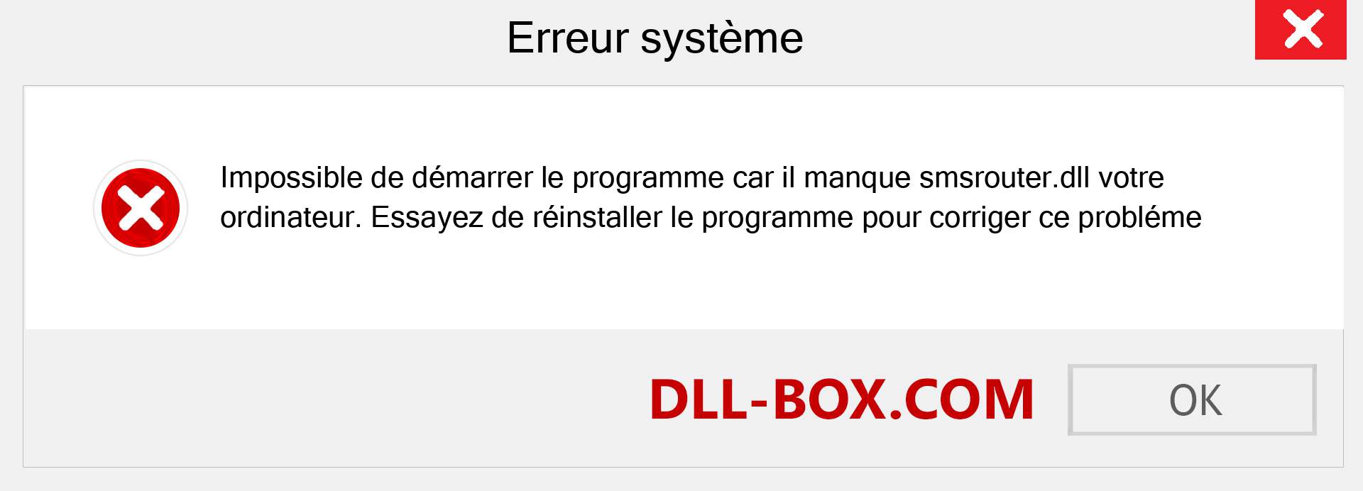 Le fichier smsrouter.dll est manquant ?. Télécharger pour Windows 7, 8, 10 - Correction de l'erreur manquante smsrouter dll sur Windows, photos, images